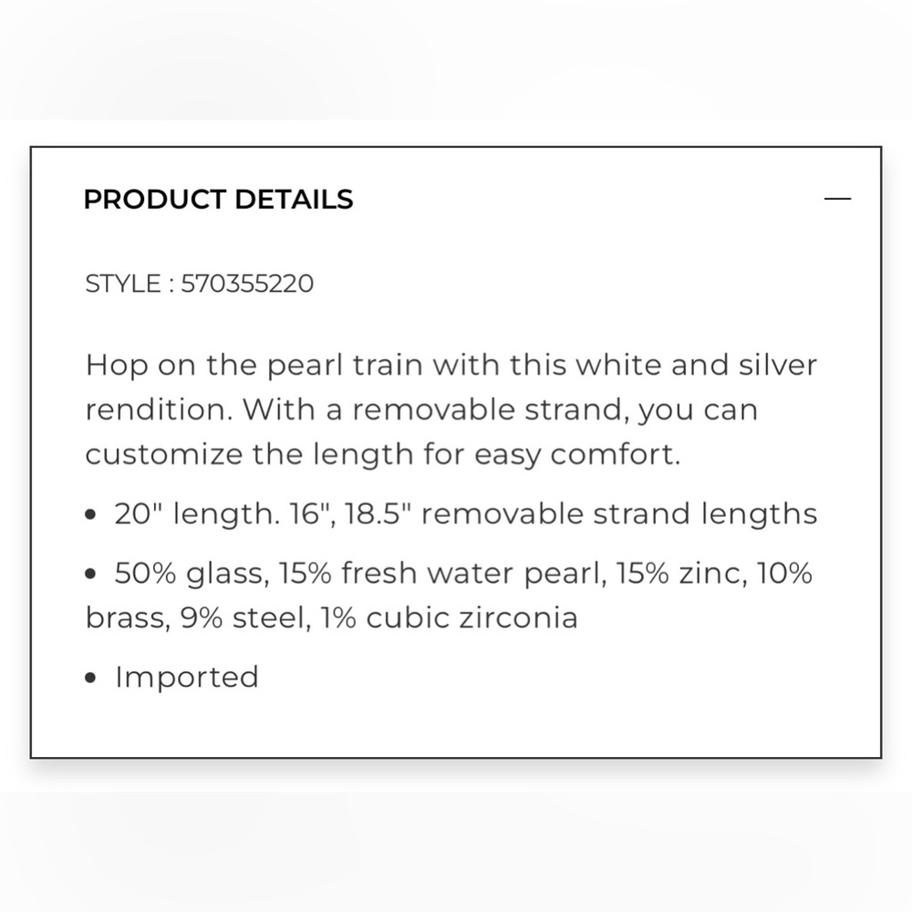 WHBM multi pearl strand necklace - Picture 11 of 15